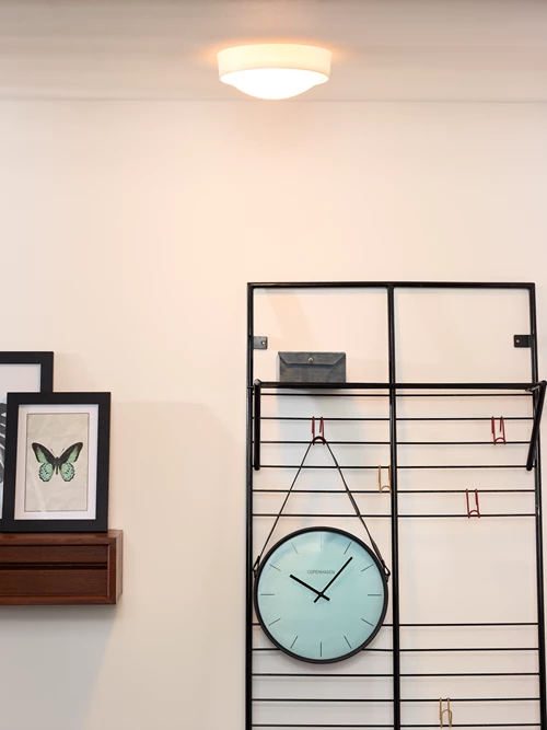 Lucide LEX - Flush ceiling light - Ø 25 cm - 1xE27 - White - atmosphere 1